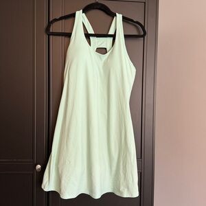 Mint green romper dress